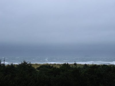 The weather turns stormy ... this is about 8 in the...