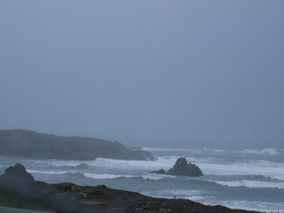 One of the many ocean scenes of the day