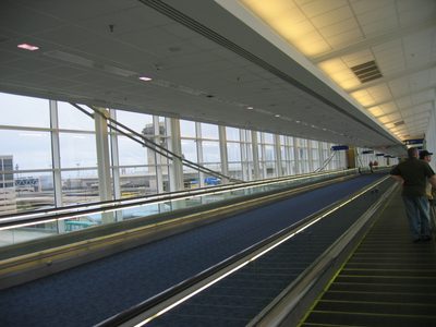 Suspension cable for pedestrian bridge cutting across windows