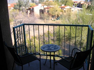 This is the upstairs balcony ... no comments, please,...