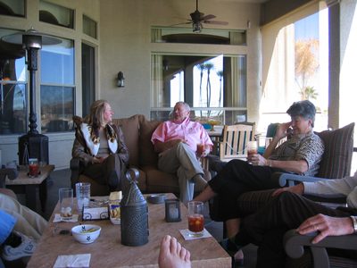 Barbara Lloyd joins the group ... and that Peter's left...