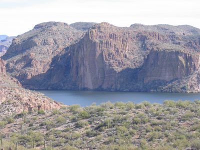 Canyon Lake ... one of the four lakes created by the...
