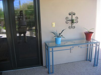 The SW buy from CraigsList.  The amarylis on the right...