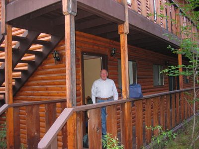 Our accommodations at McKinley Chalet in Denali Station....