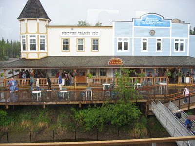 The next morning, at the wharf.  We came by bus to a...