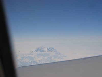 Finally, McKinley!  As seen on our flight from Fairbanks...