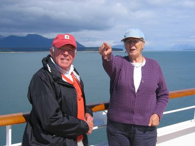 Land Ho .... actually Judy was taking our picture when I...