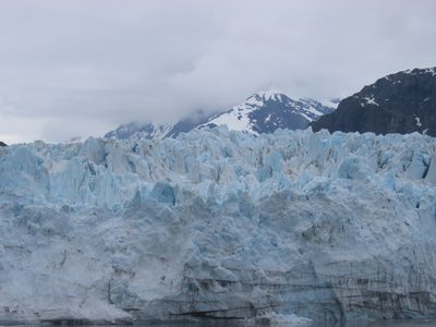 The blood color comes from the density of the ice, with...
