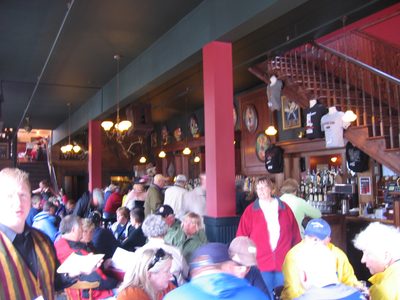 Interior of the Red Onion Saloon on Main street in...