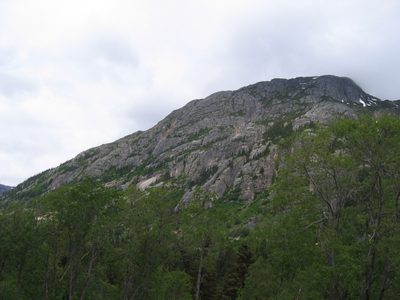 Hard to imagine how people looked at these mountains and...