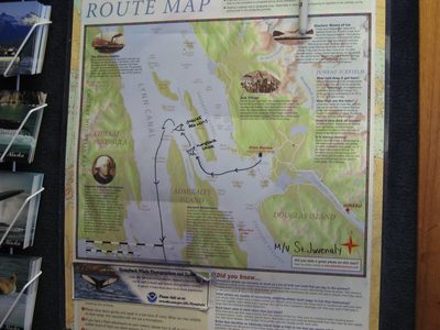 The route  we talk ... the captain literally went off...