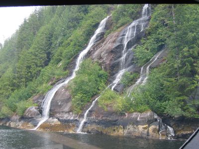 Does make for pretty waterfalls.  