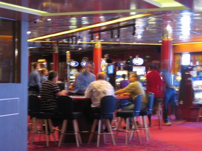 The casino ... faces blurred to protect the innocent