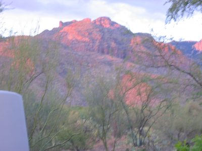 ... reflecting on the Catalinas