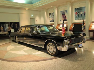 The 1967 Lincoln Continental limousine used by...