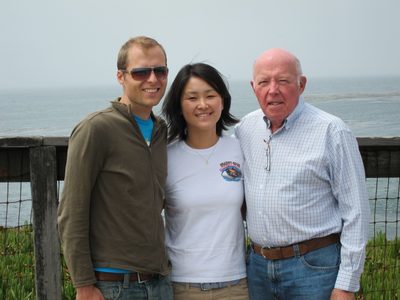 Still at Natural Bridges with the Pacific in the background