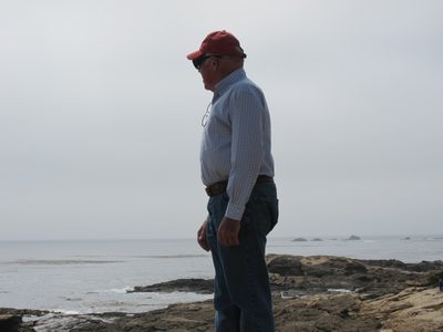 Peter looking off to sea.  Seems we've seen this before.