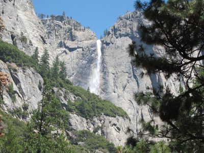 Yosemite Falls ... as close as we got.  We were ready to...