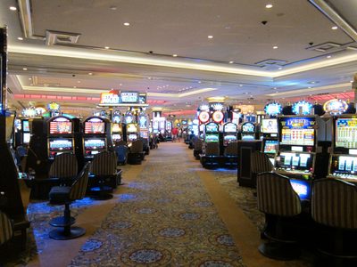 The casino in the Palazzo.  It was the airiest, least...