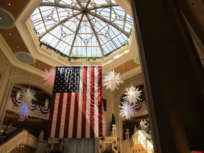 Another glass dome.  Bellagio is a town located on Lake...