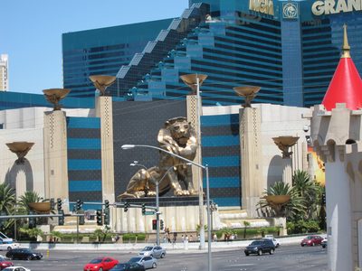 I guess that is the MGM lion out front.