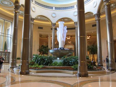 Interior fountain in the Palazzo