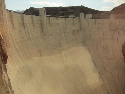 This is the south face of dam, on the river side.  The...