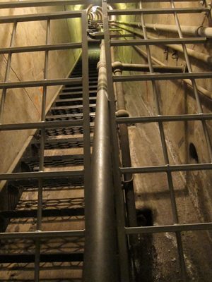 This was a stair way that climbed 300 feet.  The guide...