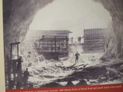 What work on the diversion tunnel looked like.  Don't...