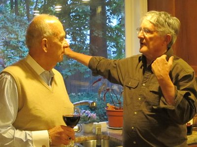 Frank Kemp giving his version to Peter Kenyon