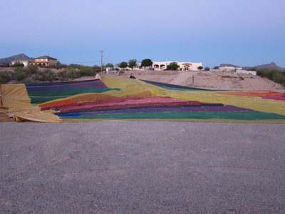 ... until it is pretty flat.  The house in the...