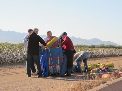 and stuffed into a giant "sail bag".  Remember those things?