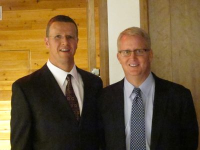 Johnny Babb and brother-in-law Jonathan Dew