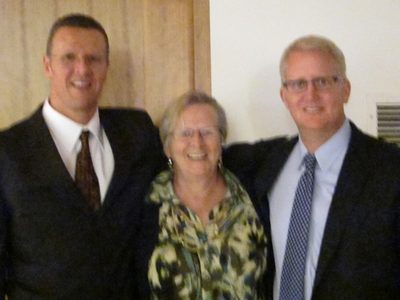 A little shaky, but Meg wanted to keep the picture since...