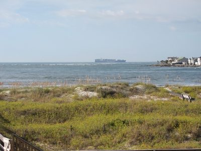 Charleston is a big container port, and we saw a lot of...