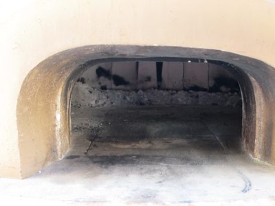 View into the baking area, at about 5' in height off the...