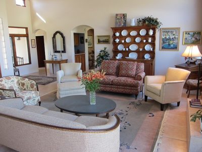 The cream chairs from Crate and Barrel have arrived and...