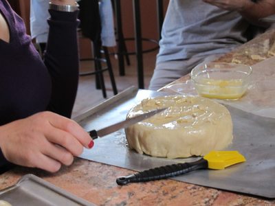 Switch to brie baking time for the C'mas Eve party