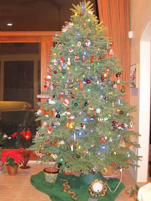 Time to dismantle a very pretty tree