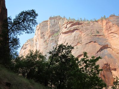Looking back toward the entrance to our walk.