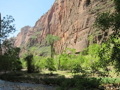 Looking back to where you enter the Canyon
