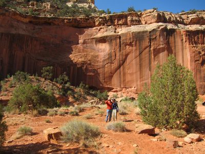 Have moved on to Capitol Reef.  Like being at the bottom...
