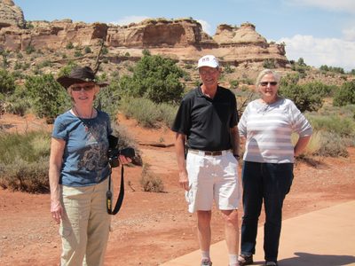 About to set off to see the Upheaval Dome, advertised as...