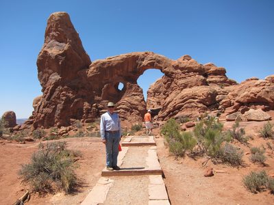 Peter following Paul towards the south Window Arch