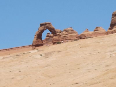 This is Inspiration Arch ... at quite a distance.  The...