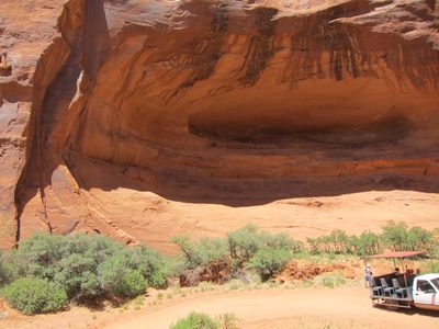 Another alcove, and that's our trusty truck which Larsen...