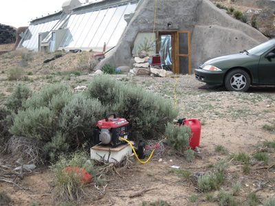 Ah ... someone's cheating with a generator behind the bushes