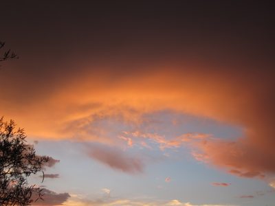 Deepening of the sunset