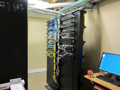 More of the wiring in the control room.