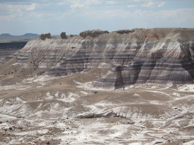 More dunes with amazingly colorful strata.